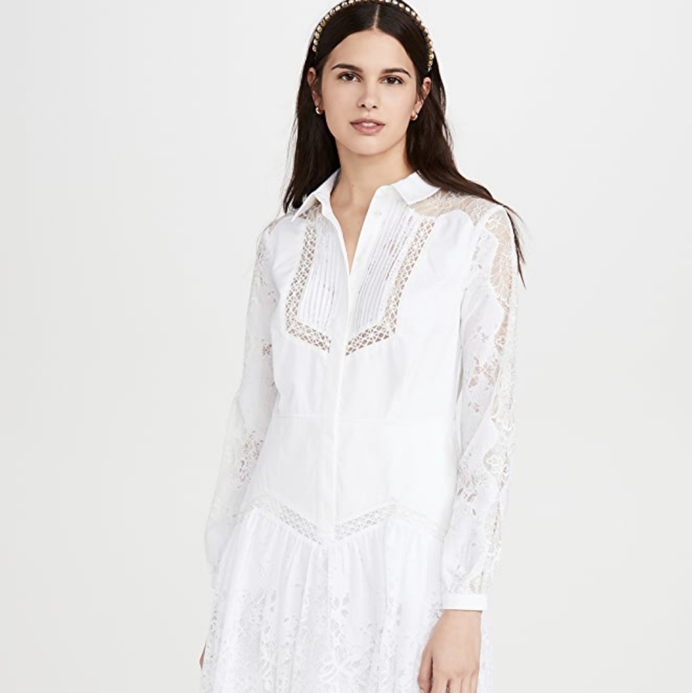 Self Portrait Womens Lace Panel Butt